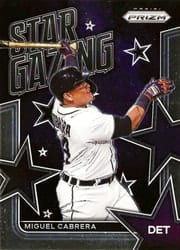 2022 Panini Prizm Star Gazing Miguel Cabrera #SG-6 card