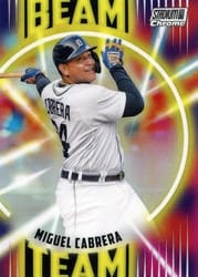 2022 Stadium Club Chrome Beam Team Miguel Cabrera #BT-3 card