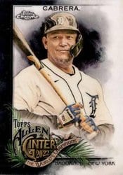 2022 Topps Allen & Ginter Chrome Base Set Miguel Cabrera #98 card