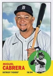 2022 Topps Archives Base Set Miguel Cabrera #52 card