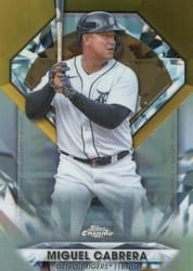 2022 Topps Chrome Update Diamond Greats Die-Cuts Miguel Cabrera #DGC-33 card