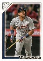 2022 Topps Gallery Masterstrokes Miguel Cabrera #MS-13 card