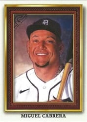 2022 Topps Gallery Portrait Gallery Miguel Cabrera #PG-11 card
