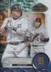 2022 Topps Gold Label Base Set Miguel Cabrera #11 card
