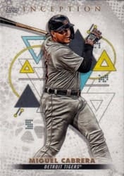 2022 Topps Inception Base Set Miguel Cabrera #5 card