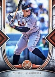 2022 Topps Museum Collection Base Set Miguel Cabrera #50 card
