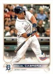 2022 Topps Opening Day Base Set Miguel Cabrera #93 card