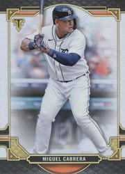 2022 Topps Triple Threads Base Set Miguel Cabrera #38 card