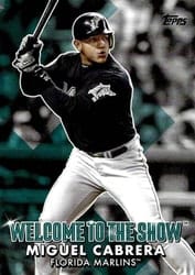 2022 Topps Welcome to the Show Miguel Cabrera #WTTS-28 card