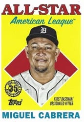 2023 Topps 1988 Topps All-Stars Miguel Cabrera #88AS-14 card