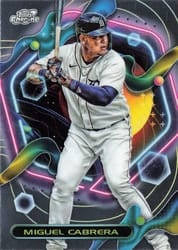 2023 Topps Cosmic Chrome Base Set Miguel Cabrera #100 card