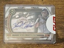 2023 Topps Tribute Tribute to Nicknames Autographs Miguel Cabrera #TTN-MC card