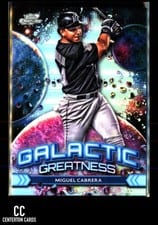 2024 Topps Cosmic Chrome Galactic Greatness Miguel Cabrera #GG-5 card