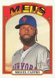 2021 Topps Heritage Base Set Miguel Castro #311 card
