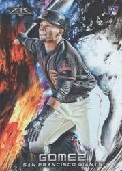 2018 Topps Fire Base Set Miguel Gomez #70 card