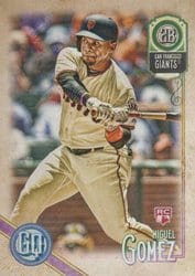2018 Topps Gypsy Queen Base Set Miguel Gomez #102 card