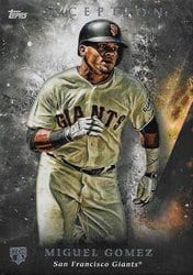 2018 Topps Inception Base Set Miguel Gomez #52 card