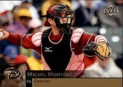 2009 Upper Deck Base Set Miguel Montero #502 card