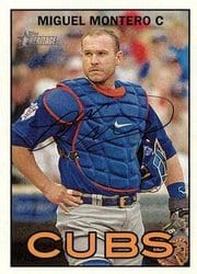 2016 Topps Heritage Base Set Miguel Montero #48 card