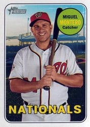 2018 Topps Heritage Base Set Miguel Montero #574 card