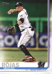 2019 Topps Base Set Miguel Rojas #394 card