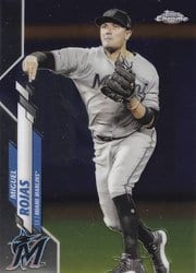 2020 Topps Chrome Base Set Miguel Rojas #105 card