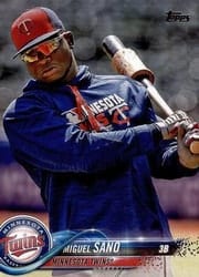 2018 Topps Base Set Miguel Sano #288 card