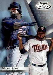 2018 Topps Gold Label Base Set Miguel Sano #60 card