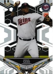 2019 Topps High Tek Base Set Miguel Sano #36 card