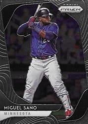 2020 Panini Prizm Base Set Miguel Sano #109 card