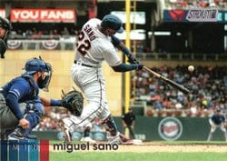 2020 Stadium Club Base Set Miguel Sano #127 card