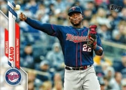 2020 Topps Base Set Miguel Sano #424 card