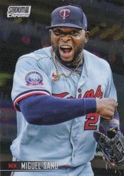 2021 Stadium Club Chrome Base Set Miguel Sano #164 card