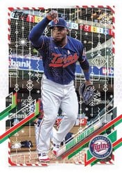 2021 Topps Holiday Base Set Miguel Sano #HW164 card