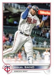 2022 Topps Base Set Miguel Sano #123 card
