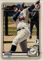 2020 Bowman 1st Edition Base Set Miguel Vargas #BFE-131 card