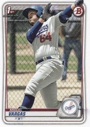 2020 Bowman Prospects Miguel Vargas #BP-131 card