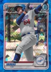 2020 Bowman Sapphire Edition Base Set Miguel Vargas #BCP-131 card