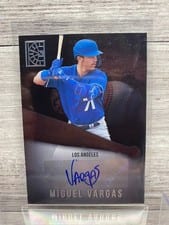 2022 Panini Capstone Autographs Miguel Vargas #AU-MV card