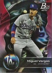 2023 Bowman Platinum Base Set Miguel Vargas #62 card