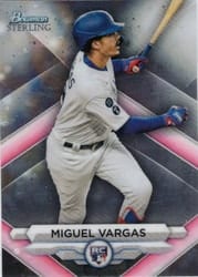 2023 Bowman Sterling Base Set Miguel Vargas #BSR-32 card