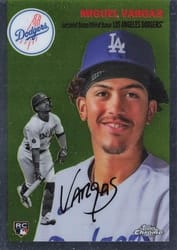 2023 Topps Chrome Platinum Anniversary Base Set Miguel Vargas #14 card