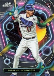 2023 Topps Cosmic Chrome Base Set Miguel Vargas #21 card
