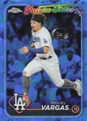 2024 Topps Chrome Sapphire Edition Base Set Miguel Vargas #541 card