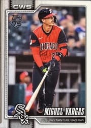 2026 Topps Base Set Miguel Vargas #329 card