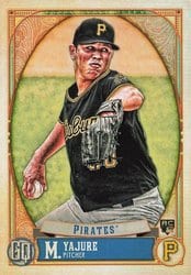 2021 Topps Gypsy Queen Base Set Miguel Yajure #121 card