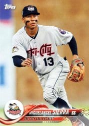 2018 Topps Pro Debut Base Set Miguelangel Sierra #93 card