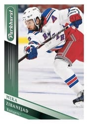 2019-20 Parkhurst Base Set Mika Zibanejad #185 card