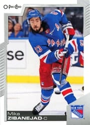 2020-21 O-Pee-Chee Base Set Mika Zibanejad #330 card