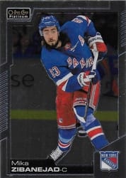 2020-21 O-Pee-Chee Platinum Base Set Mika Zibanejad #133 card